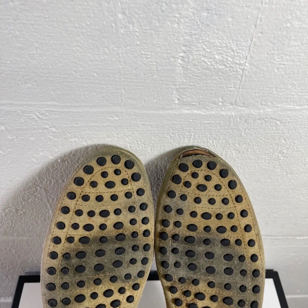 Tods Gommino Brown Suede Driving‎ Penny Loafers Moccasins Slip On Men's 7.5-8 US